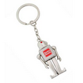 Metal Mini Robot Key Tag